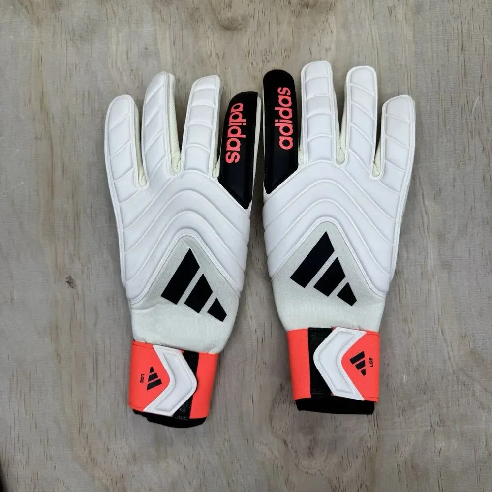 NEW adidas Copa GL League Goalkeeper Gloves Ivory Solar Red Black IQ4011 Size 11